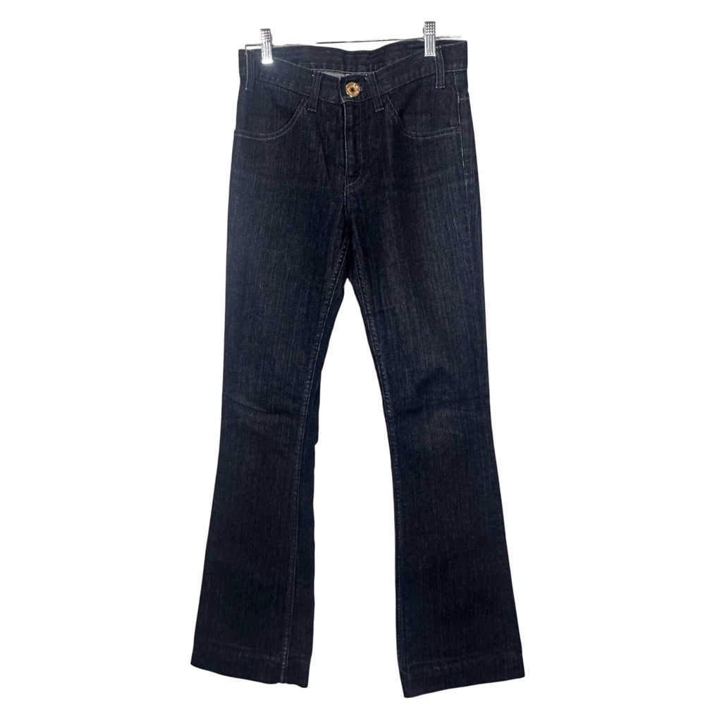 Restoration of the Monarchy Denim Jeans Flare Leg Dark Wash Womens 27